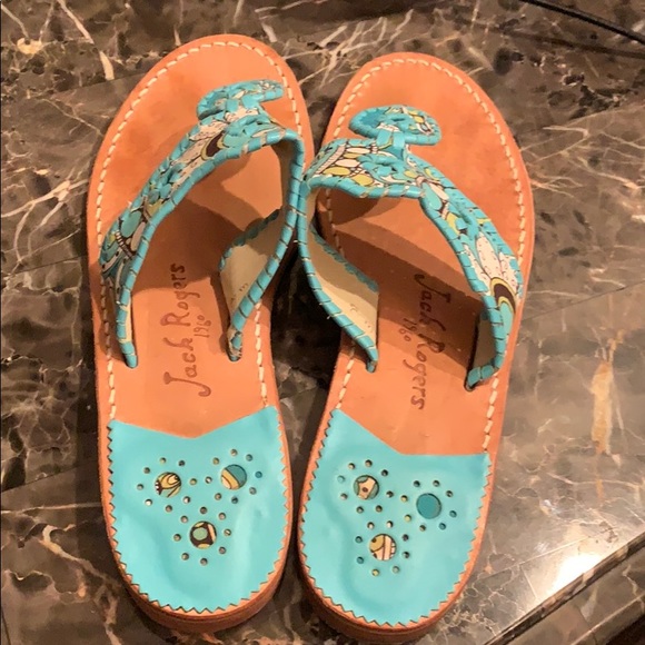 Jack Rogers Turquoise sandals - Picture 3 of 6